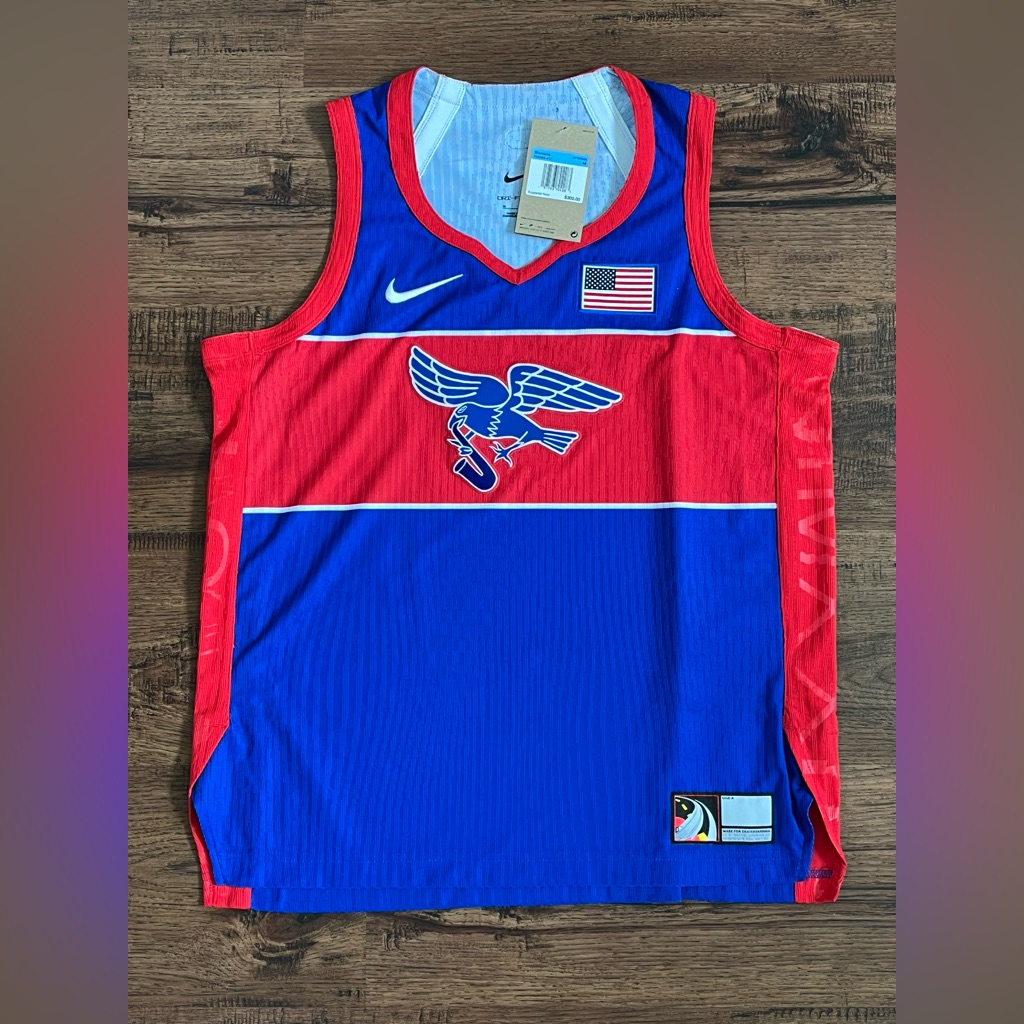Nike Dri Fit Adv Team Usa Paris Olympic Skateboarding Jersey (Size Wmns M)